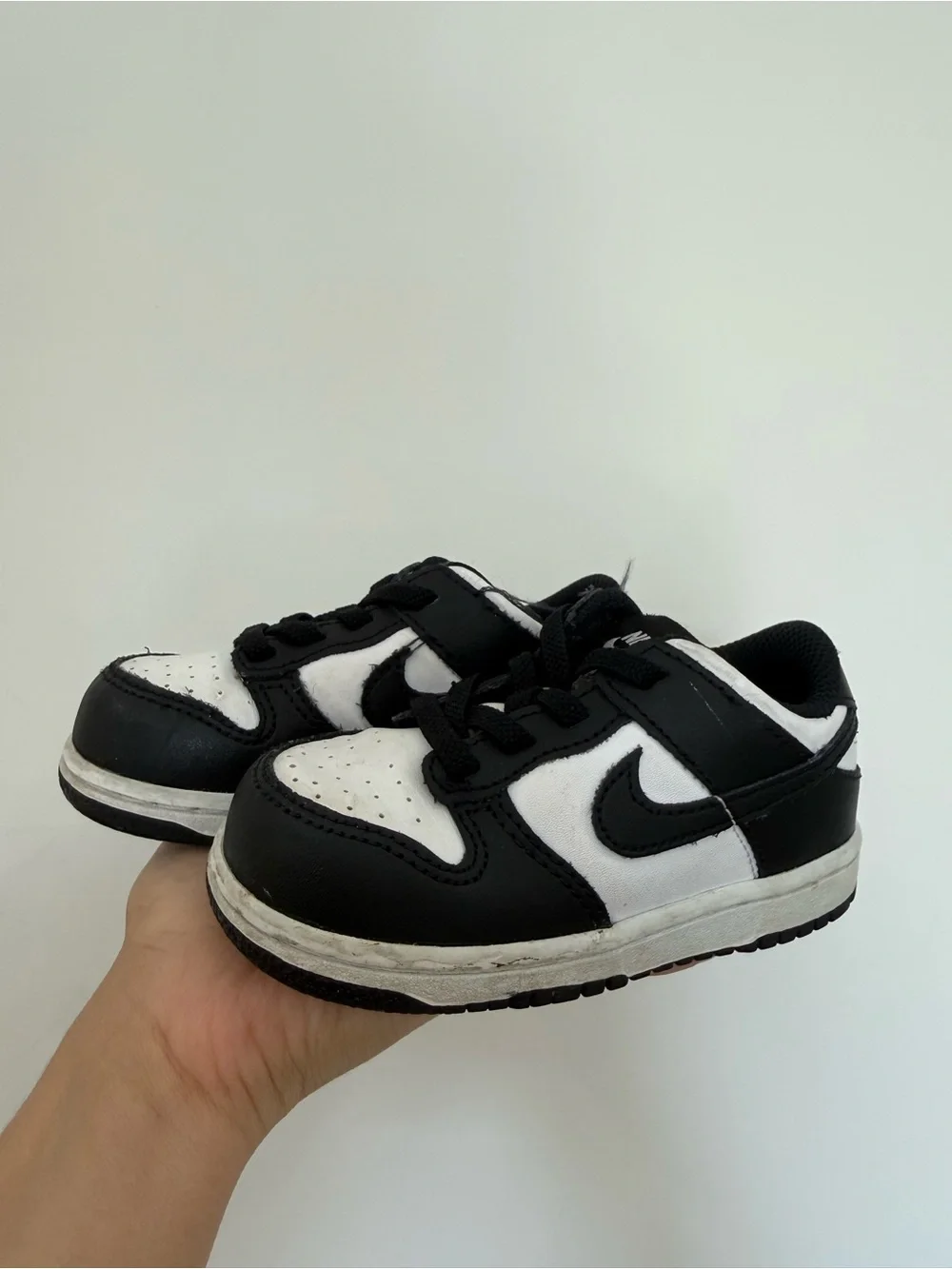 Nike Kids Black and White Low-Cut Sneaker